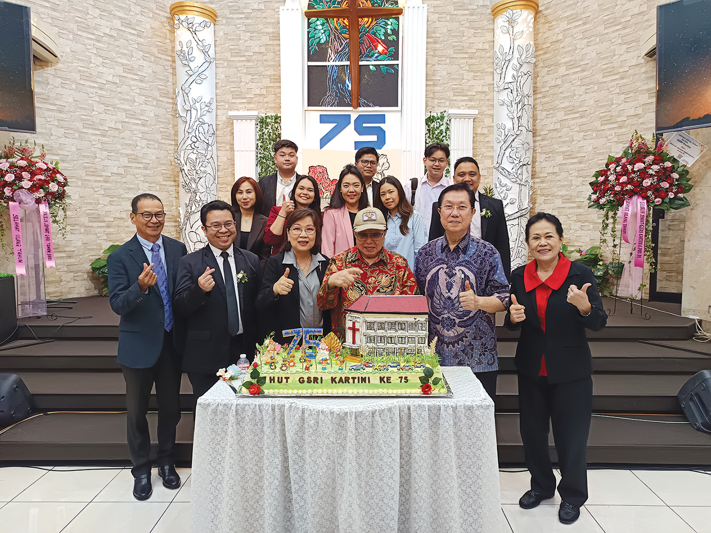 雅加达灵粮堂教会庆祝成立75周年 感恩传承世代恩典